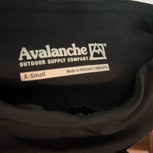 Avalanche High Waisted Ankle Black Leggings Pants Women's Size XS - NEW - Picture 9 of 9